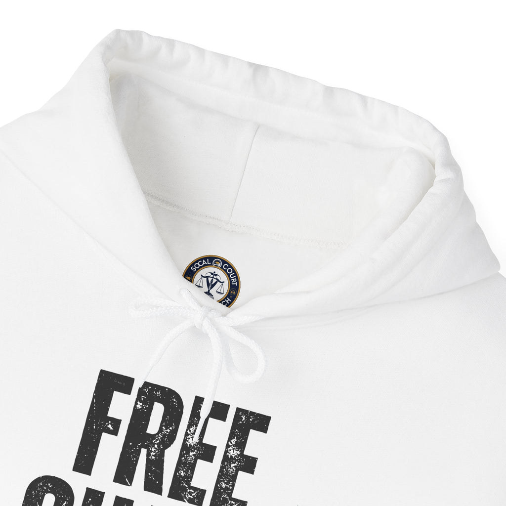 Protest Hoodie — "Chazz Was Wrongfully Convicted" Racial Injustice Orange County Demand Dismissal