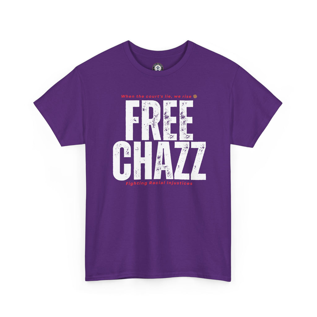 Protest Tee — "Chazz Was Wrongfully Convicted" Racial Injustice-Demand Orange County Dismiss the case.