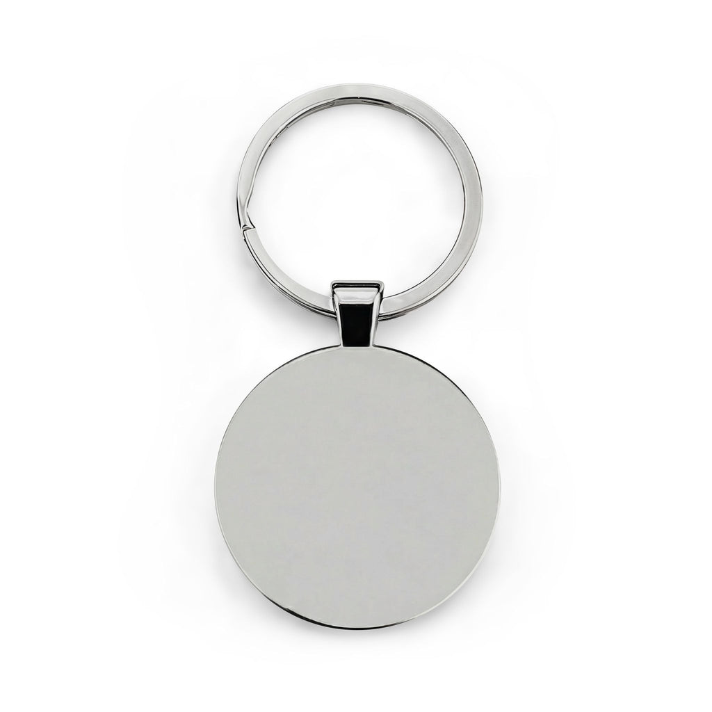 'FREE CHAZZ' Protest Message Keyring— Round Stainless Steel Keychain