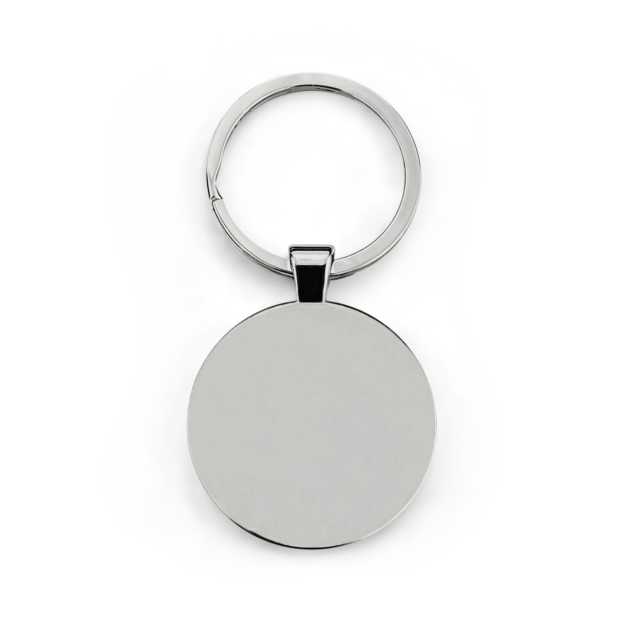 'FREE CHAZZ' Protest Message Keyring— Round Stainless Steel Keychain