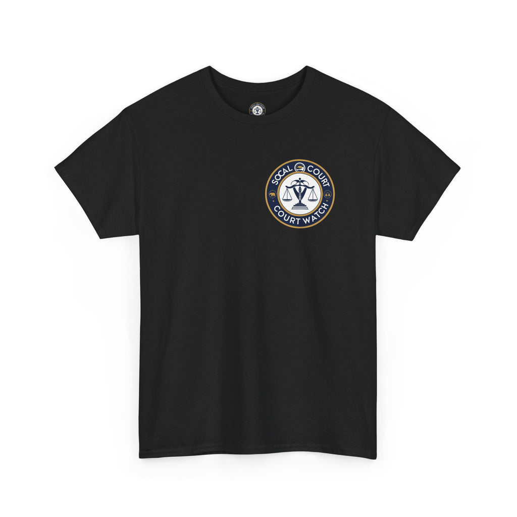 CourtWatch Southern California Tee — Expose & Fight Injustice