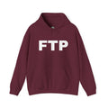 FTP Bold Logo Hoodie – Minimal Black Graphic Pullover