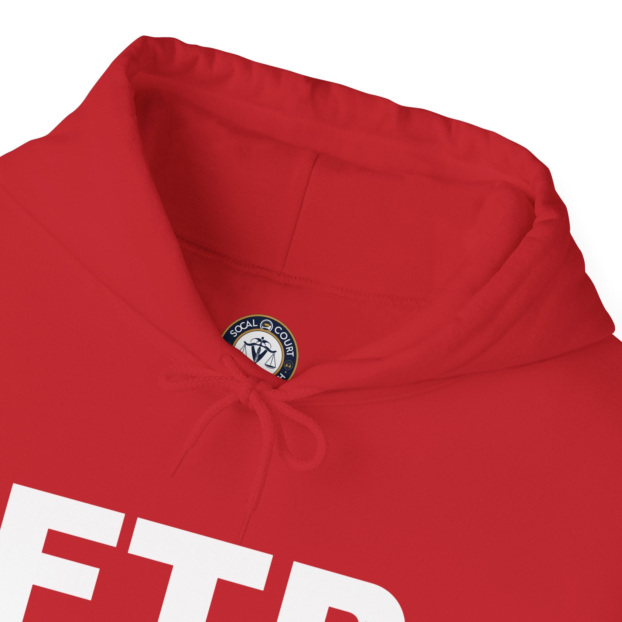 FTP Bold Logo Hoodie – Minimal Black Graphic Pullover