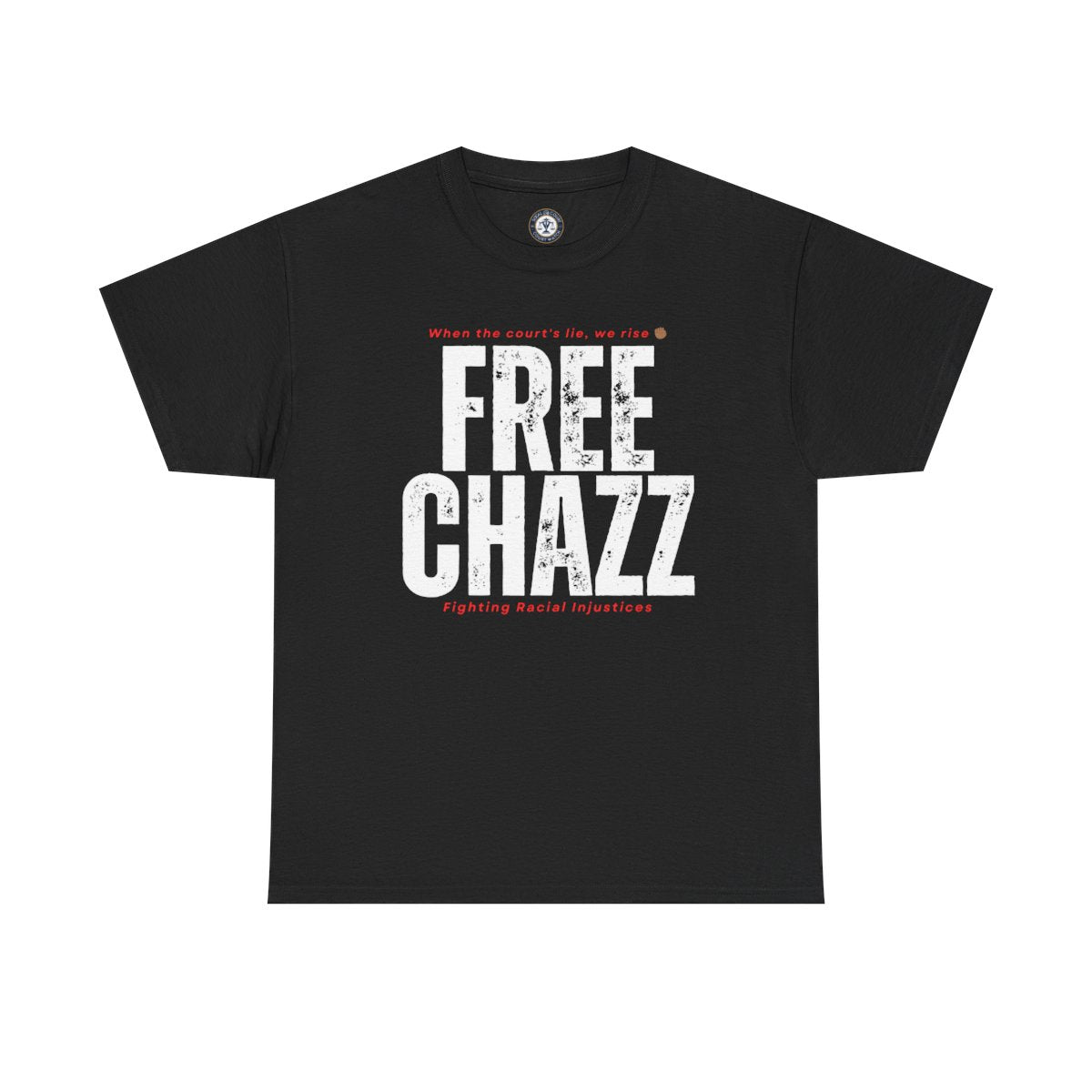 "FREE CHAZZ" Protest Unisex Heavy Cotton Tee