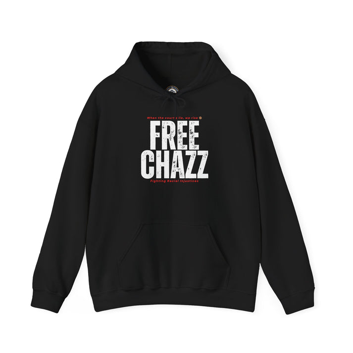 "FREE CHAZZ" Protest Unisex Heavy Blend™ Hooded Sweatshirt
