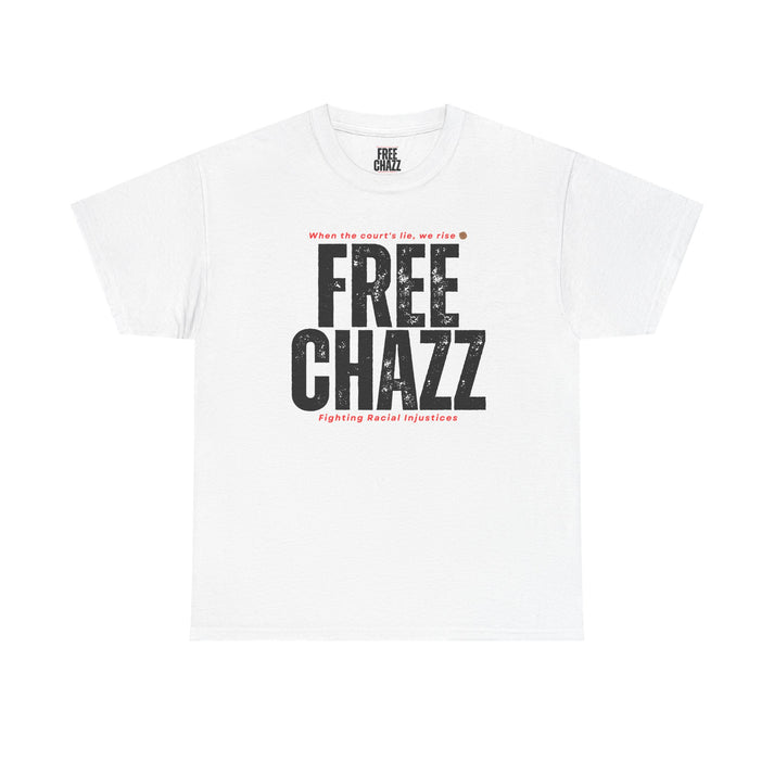 "FREE CHAZZ" Protest Unisex Heavy Cotton Tee