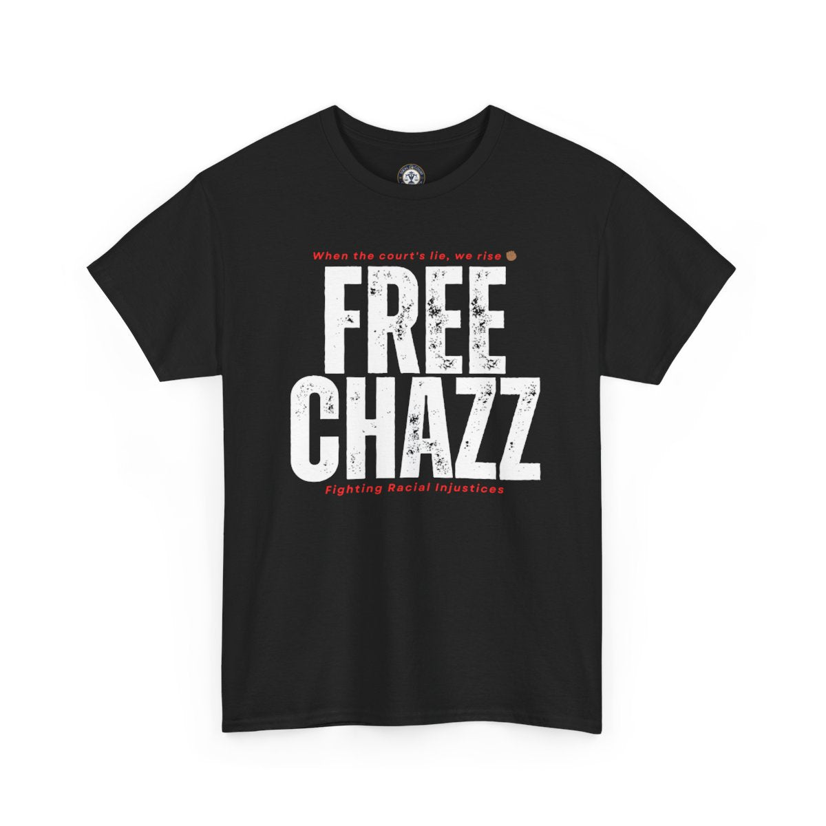 "FREE CHAZZ" Protest Unisex Heavy Cotton Tee
