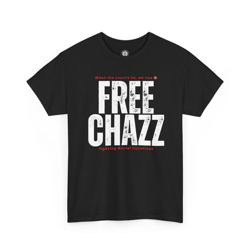 "FREE CHAZZ" Protest Unisex Heavy Cotton Tee