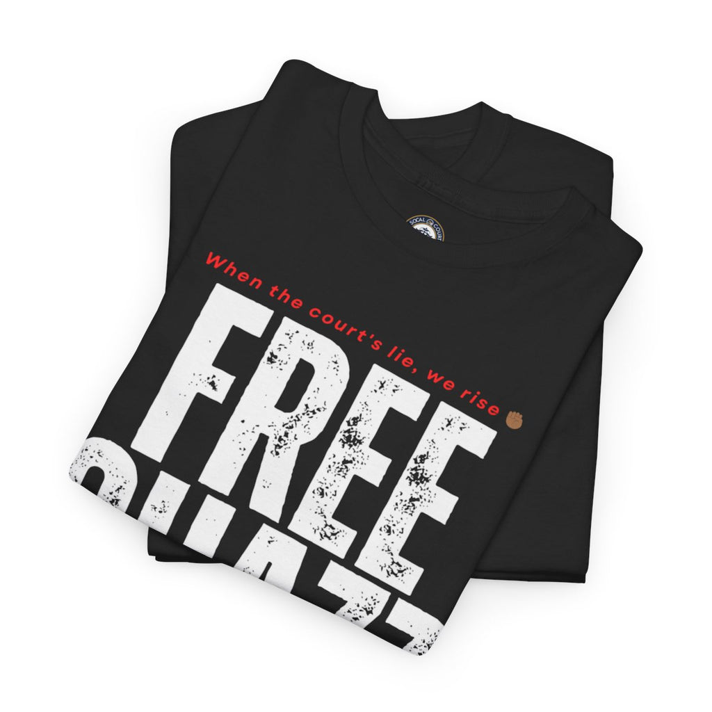 "FREE CHAZZ" Protest Unisex Heavy Cotton Tee